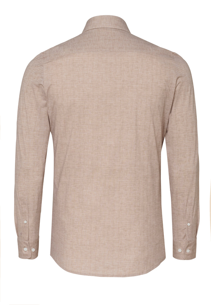 4739-21750 PURE- Functional Hemd Langarm 210 uni beige