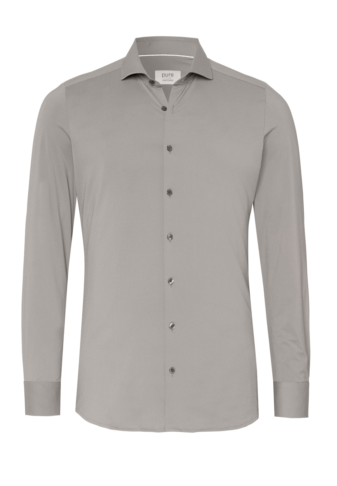 4740-21750 PURE- Functional Hemd Langarm 210 uni beige