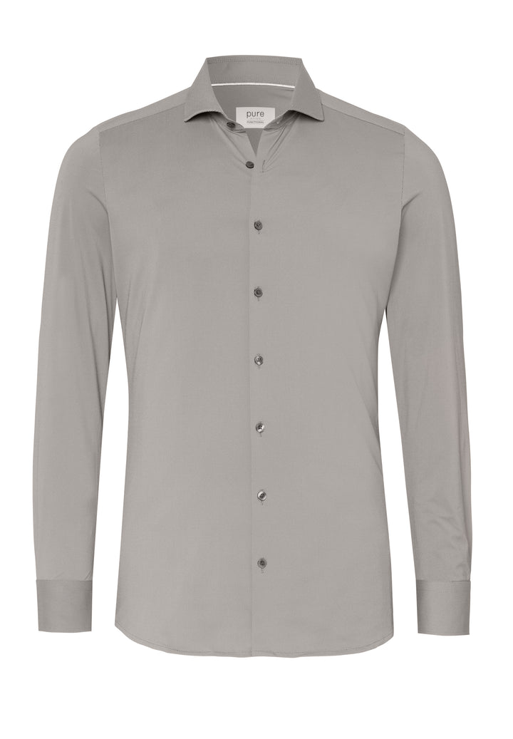 4740-21750 PURE- Functional Hemd Langarm 210 uni beige