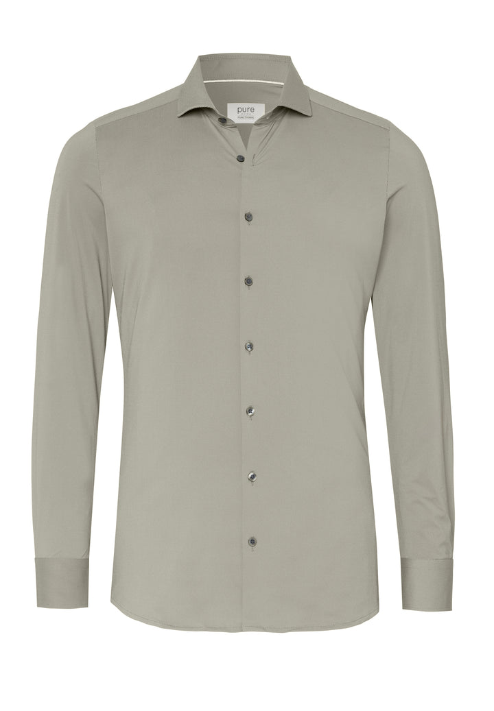 4740-21750 PURE- Functional Hemd Langarm 216 uni beige