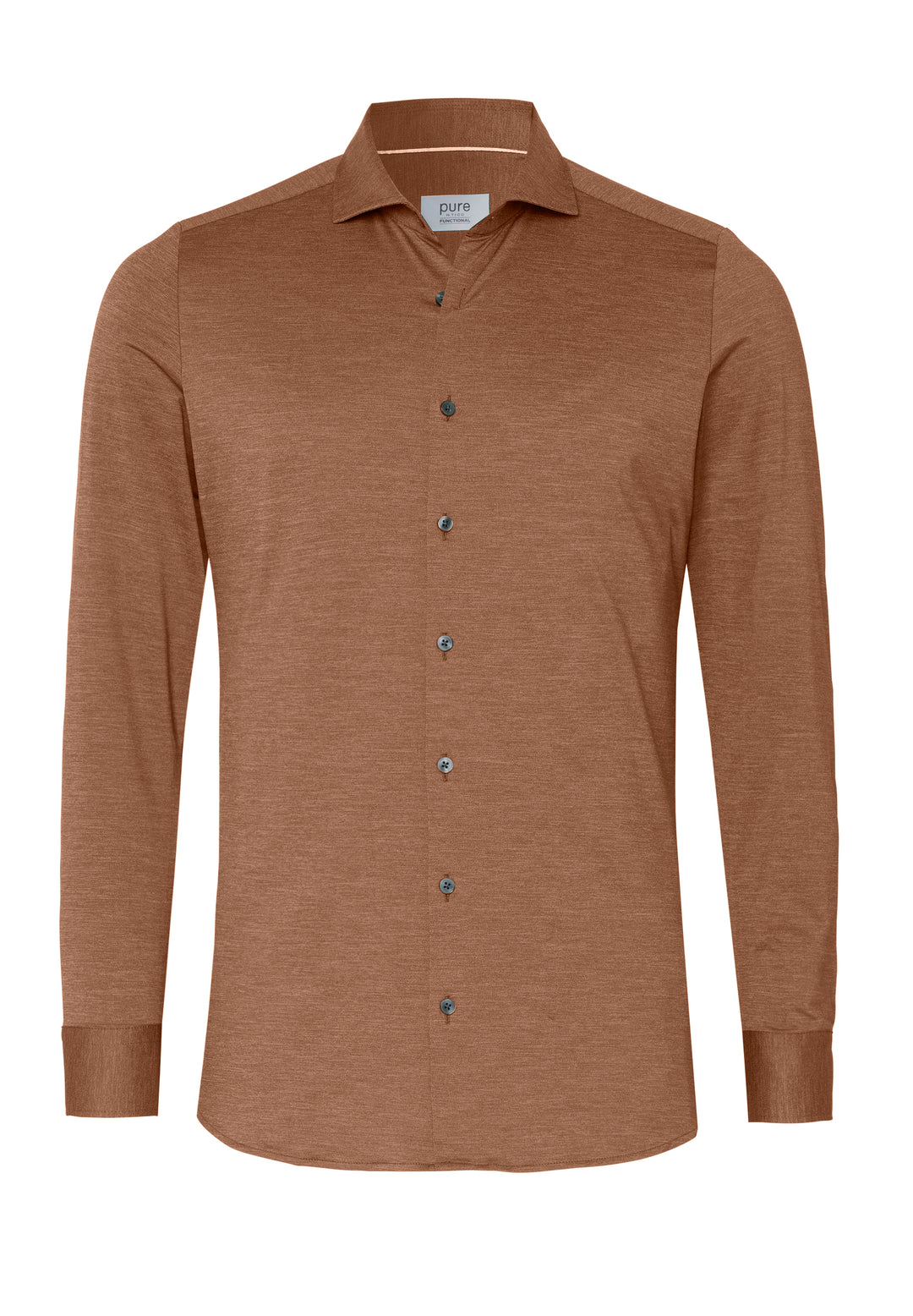 4740-21750 PURE- Functional Hemd Langarm 610 uni orange