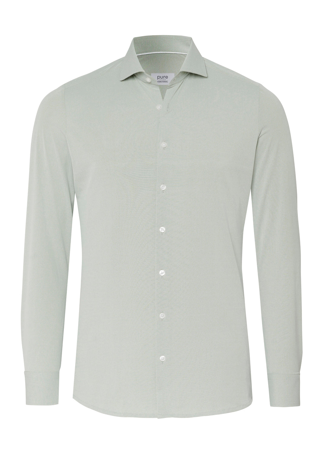 4742-21750 PURE- Functional Hemd Langarm 400 uni hellgrün