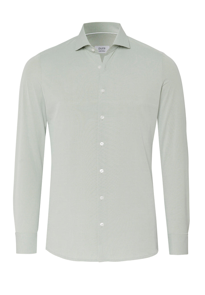 4742-21750 PURE- Functional Hemd Langarm 400 uni hellgrün