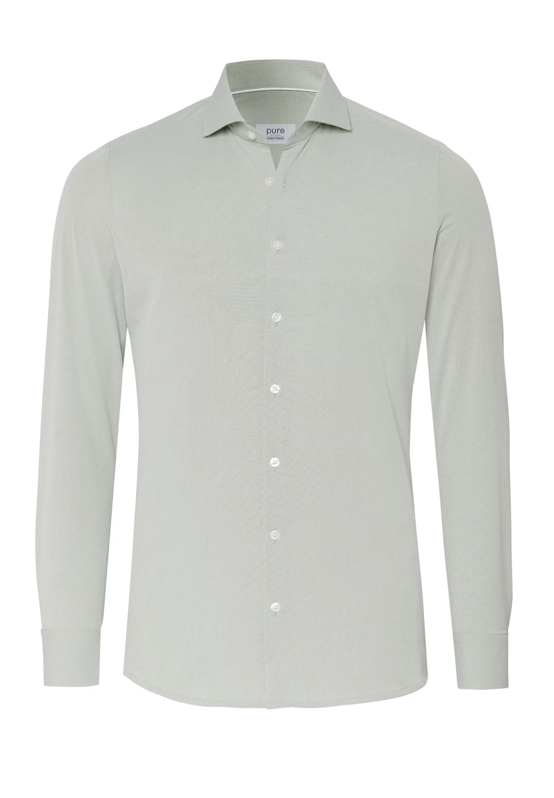 4742-21750 PURE- Functional Hemd Langarm 400 uni hellgrün
