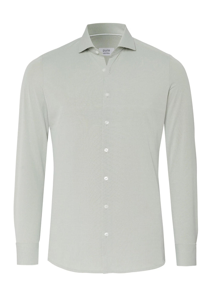 4742-21750 PURE- Functional Hemd Langarm 400 uni hellgrün