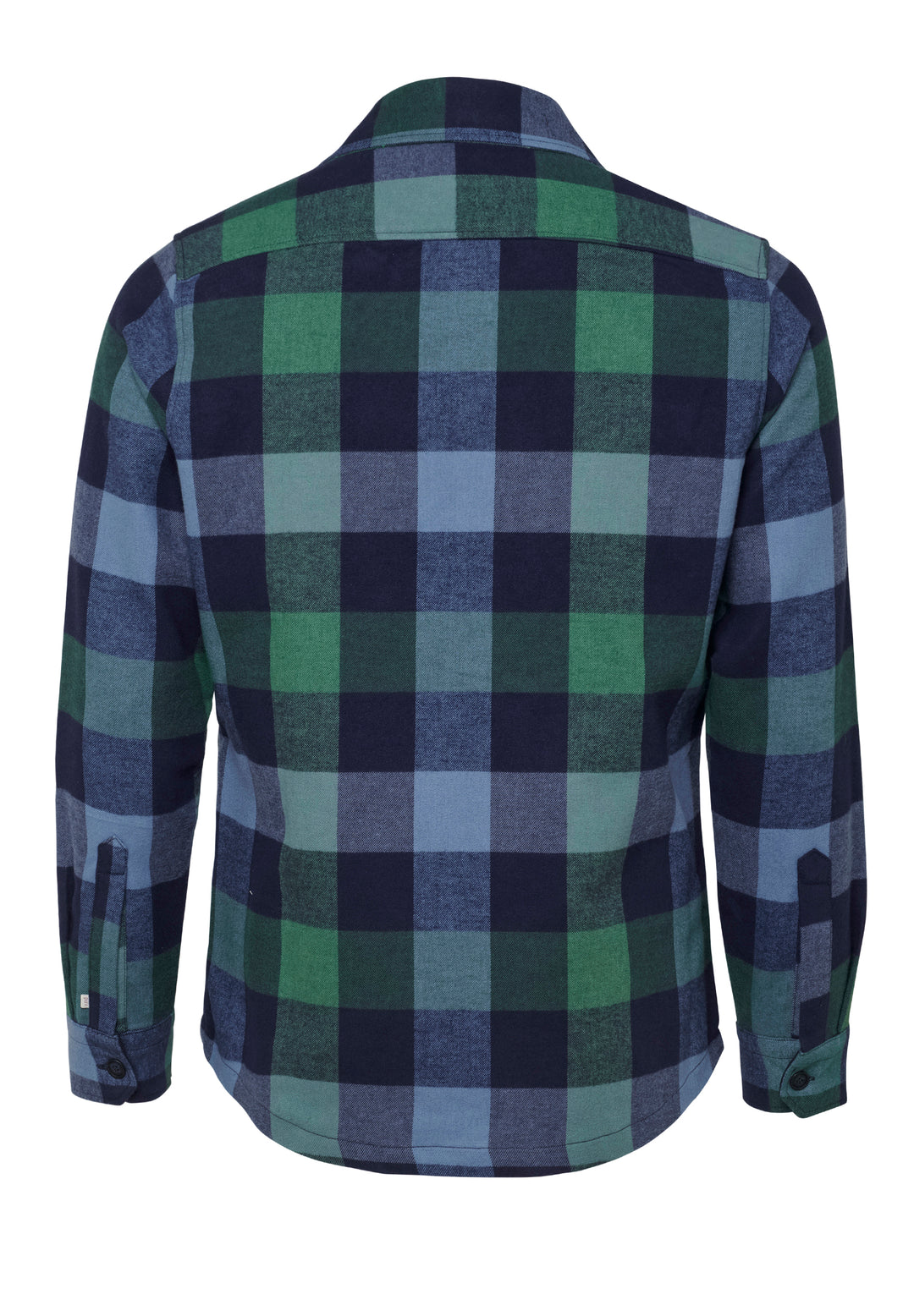 4744-51990 PURE- Casual Overshirt Langarm 158 karo marine