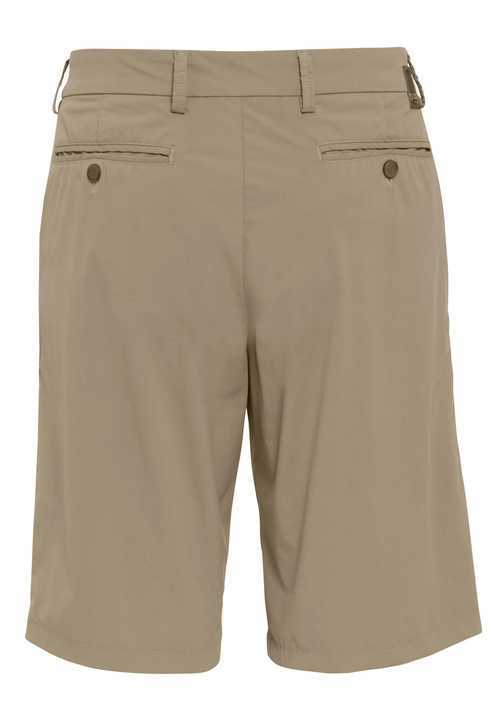 Rückansicht der 4798-92975 PURE Functional Bermuda, elegante Herrenshorts mit zwei Gesäßtaschen und funktionalem Schnitt für optimalen Komfort.
