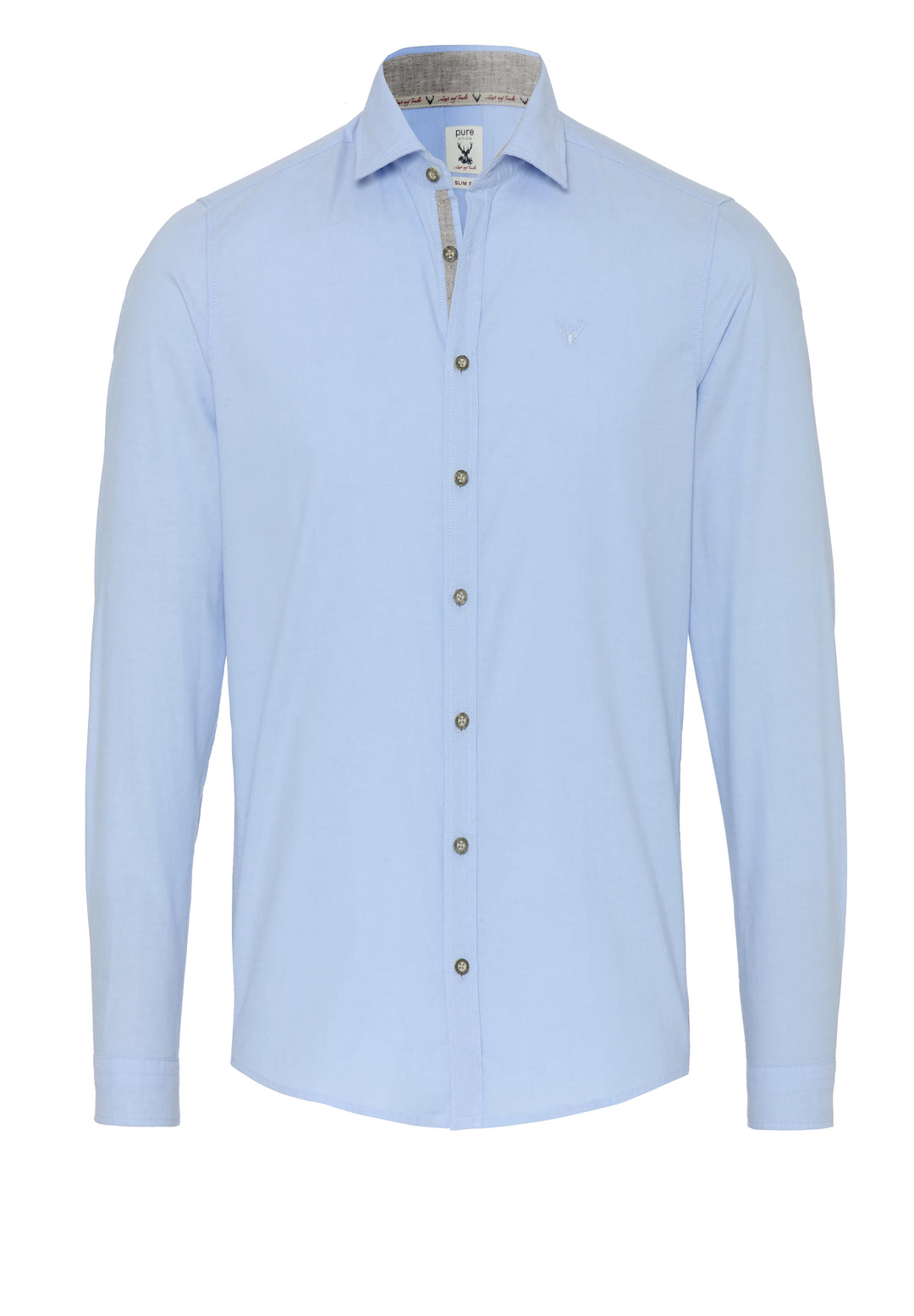 5010-21301 - Tracht Hemd Slim Fit - blau