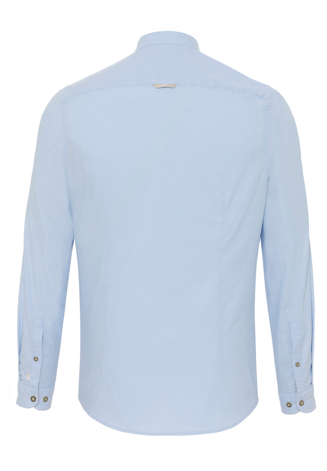 5010-21601 PURE Tracht Hemd slim fit Langarm 100 uni hellblau