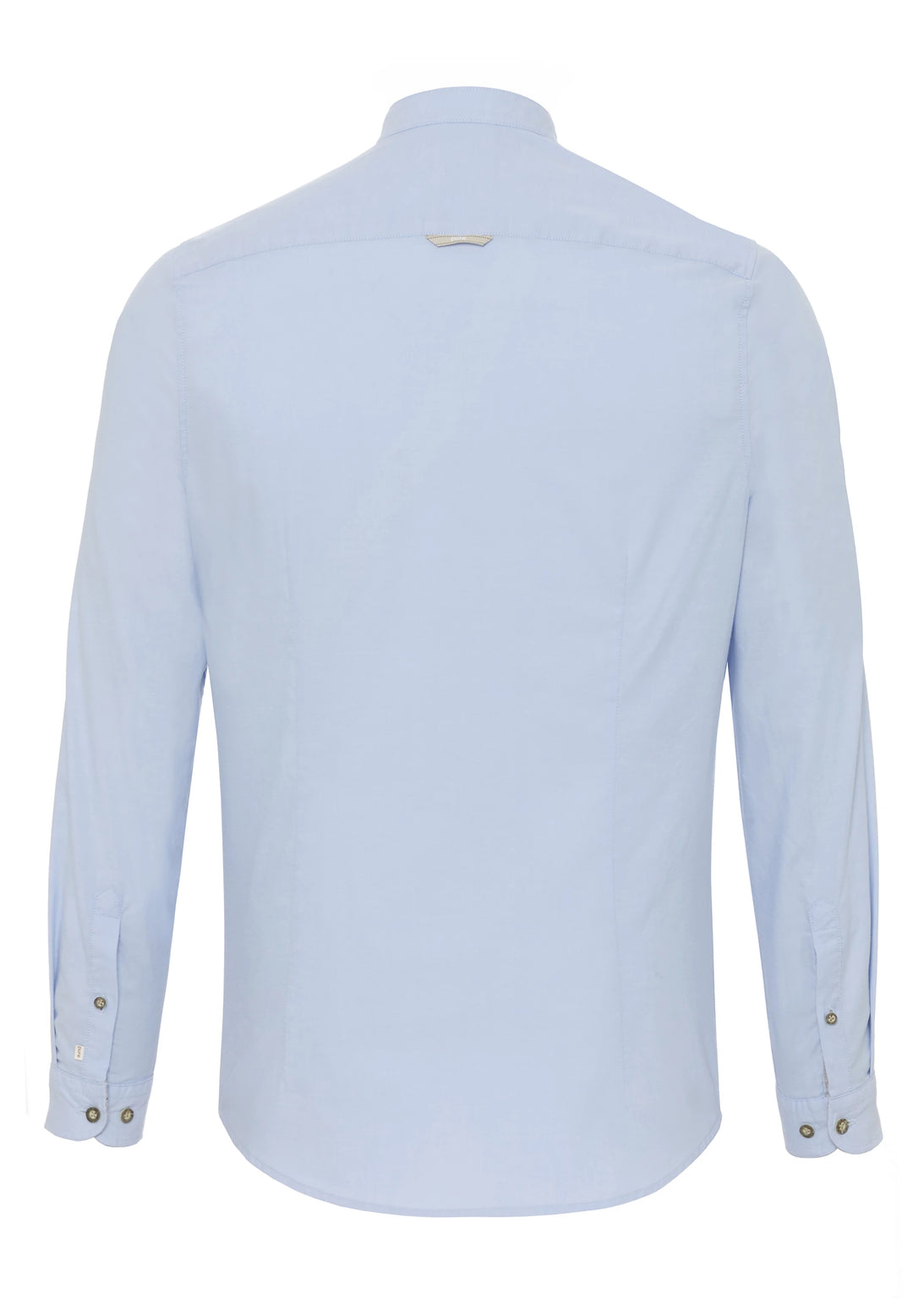 5010-21601 PURE Tracht Hemd slim fit Langarm 100 uni hellblau