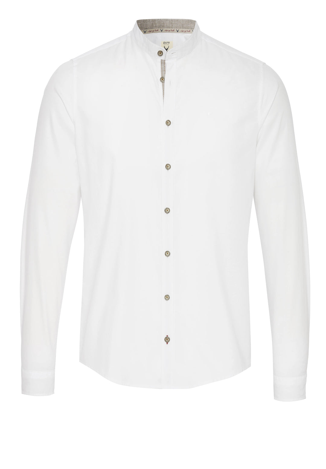 5010-21601 - Tracht Hemd Slim Fit - weiß