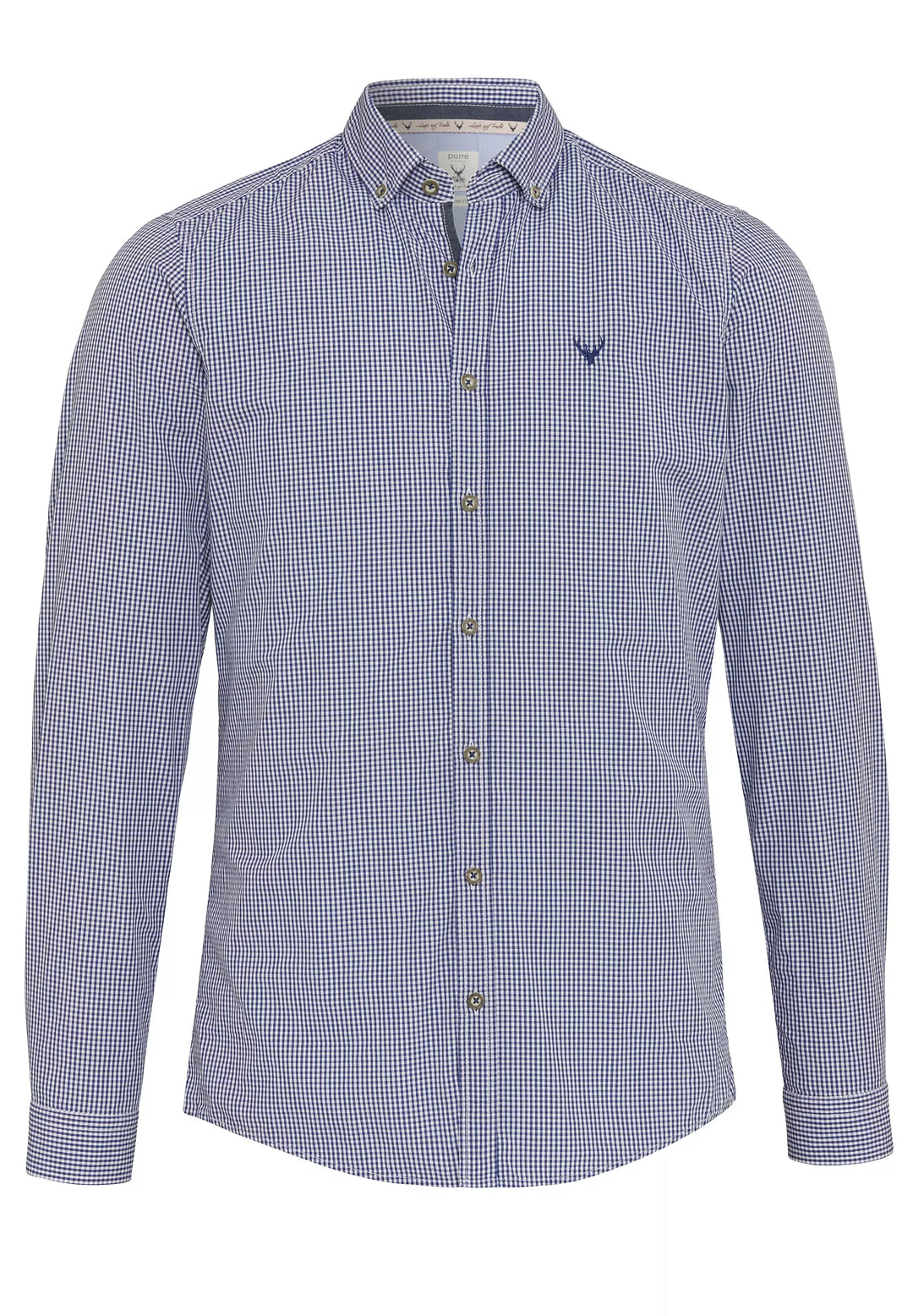 5017-21294 - Tracht Hemd Slim Fit - blau