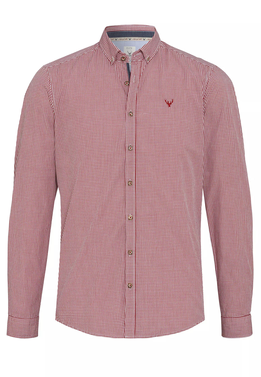 5017-21294 - Tracht Hemd Slim Fit - rot