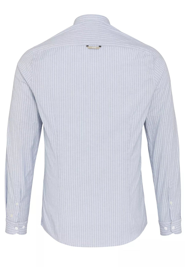 5019-21682 - Tracht Hemd Slim Fit - Streifen blau