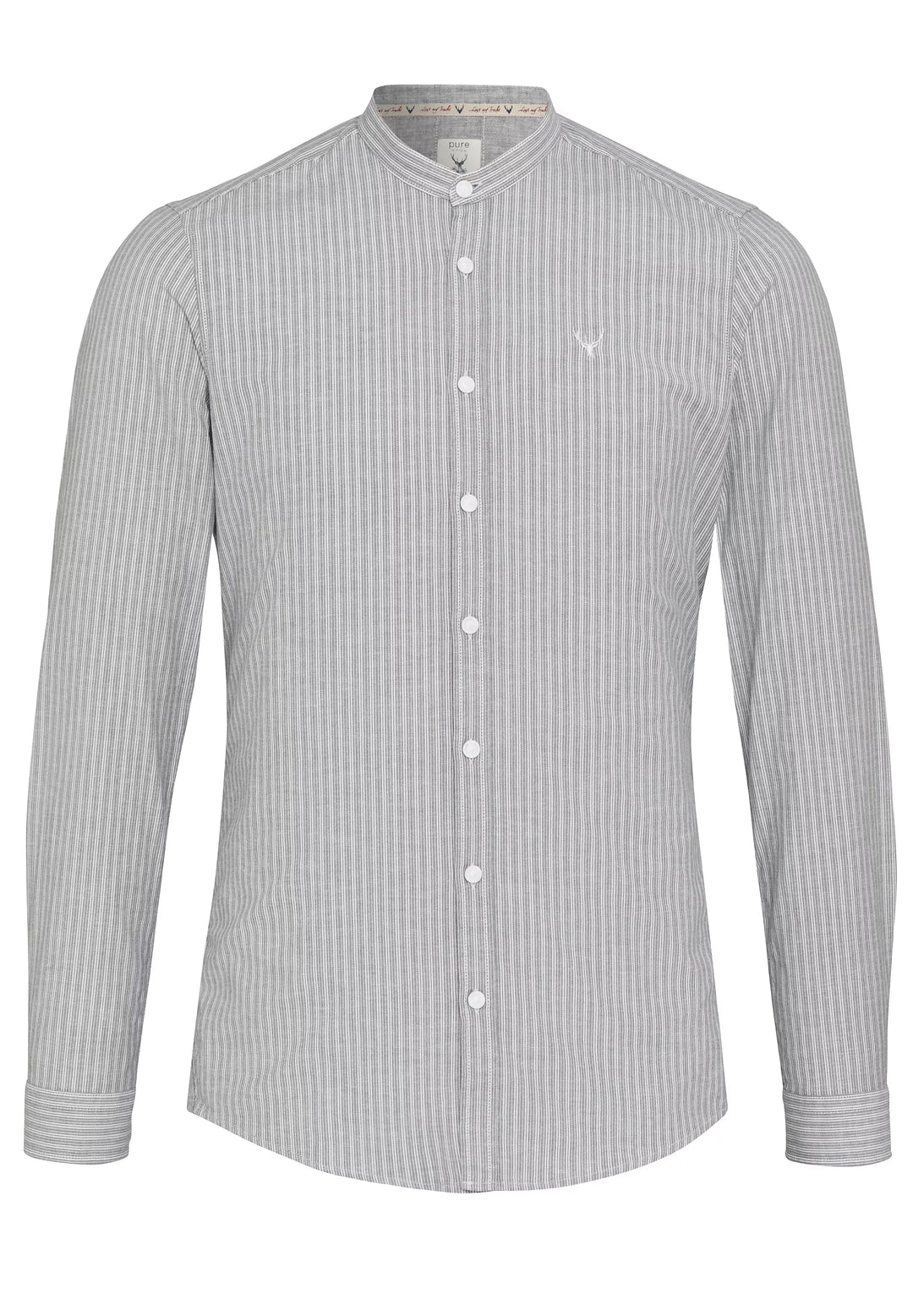 5019-21682 - Tracht Hemd Slim Fit - Streifen grün