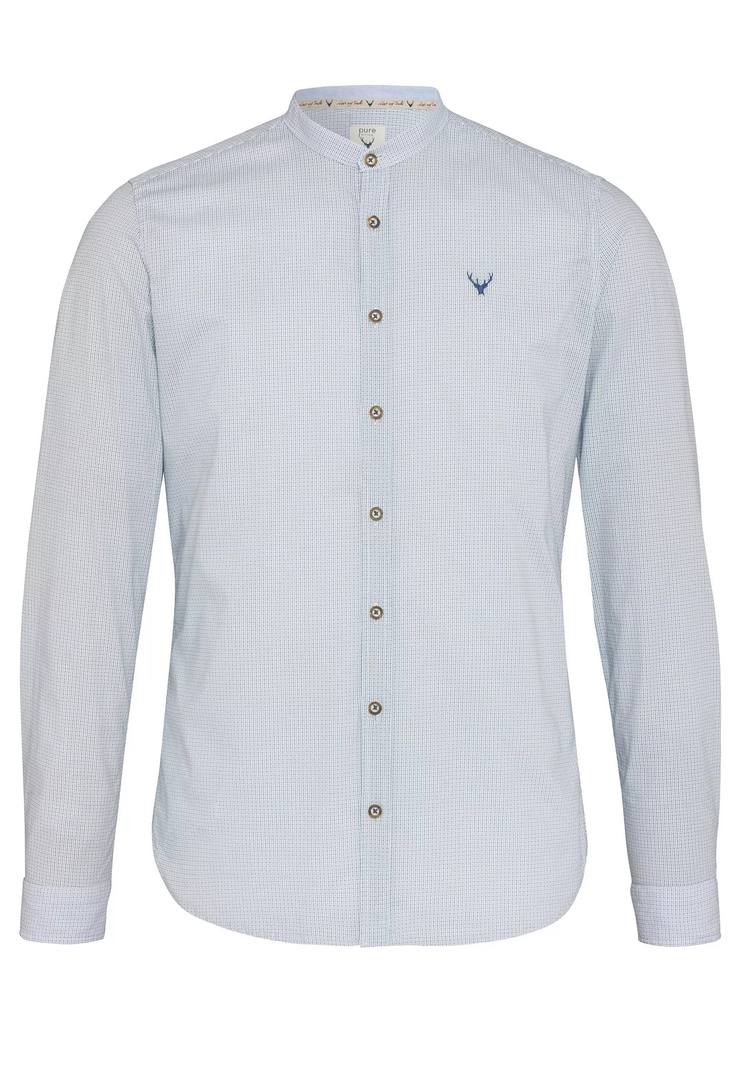 5020-21681 - Tracht Hemd Slim Fit - blau