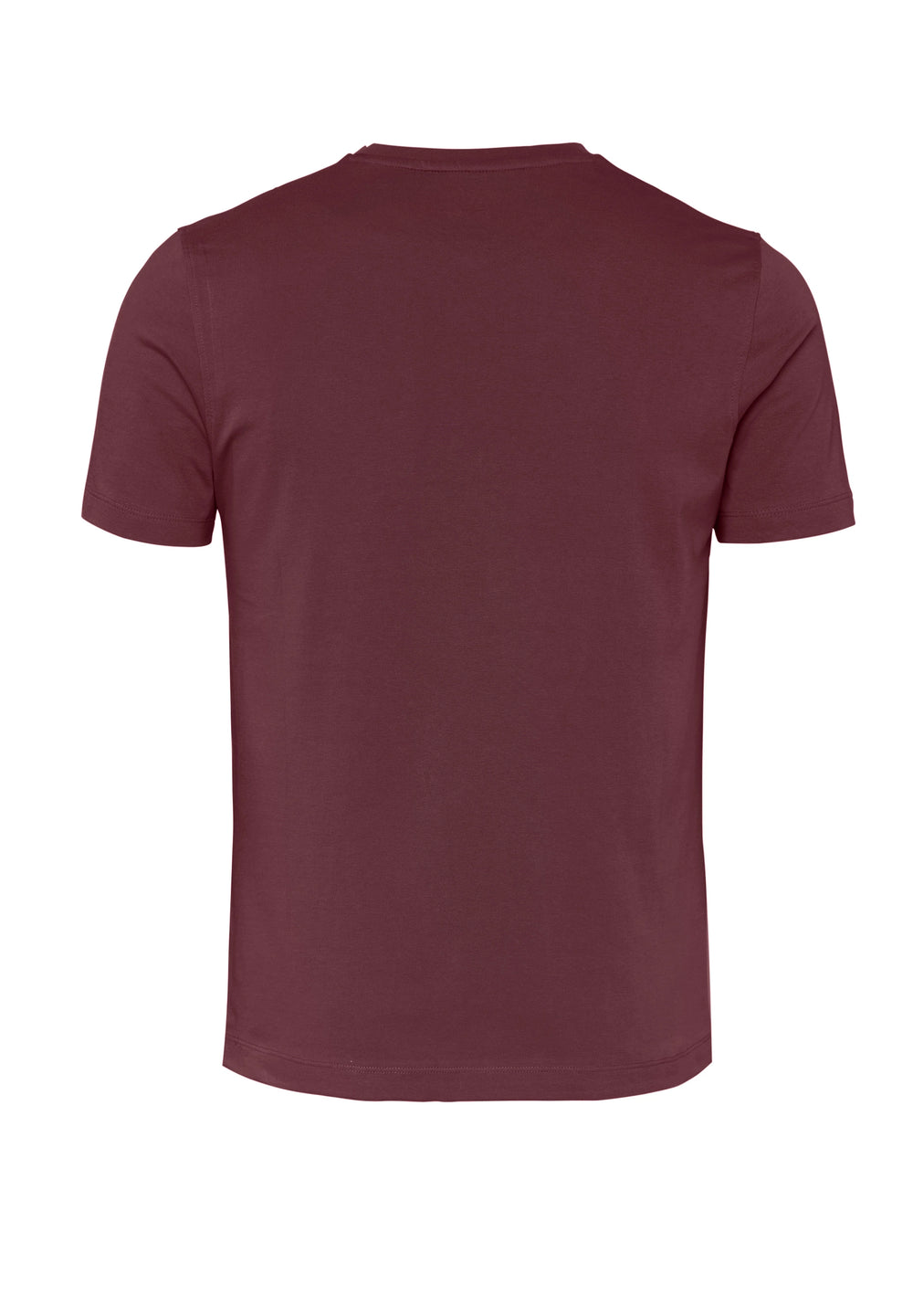 6001-92977 Pure T-Shirt V-Neck slim fit Halbarm 330 uni bordeaux
