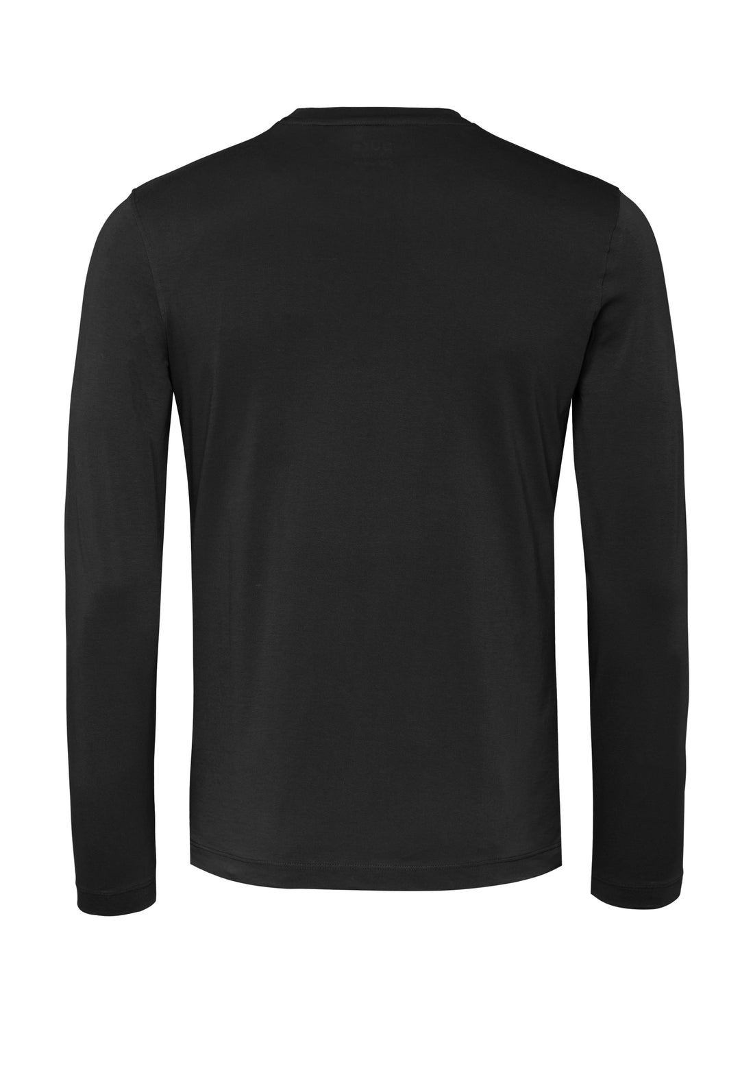 6002-91970 Pure Shirt Rundhals slim fit Langarm 001 uni schwarz