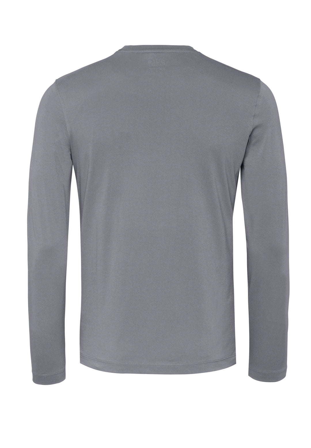 6002-91970 Pure Shirt Rundhals slim fit Langarm 710 uni grau