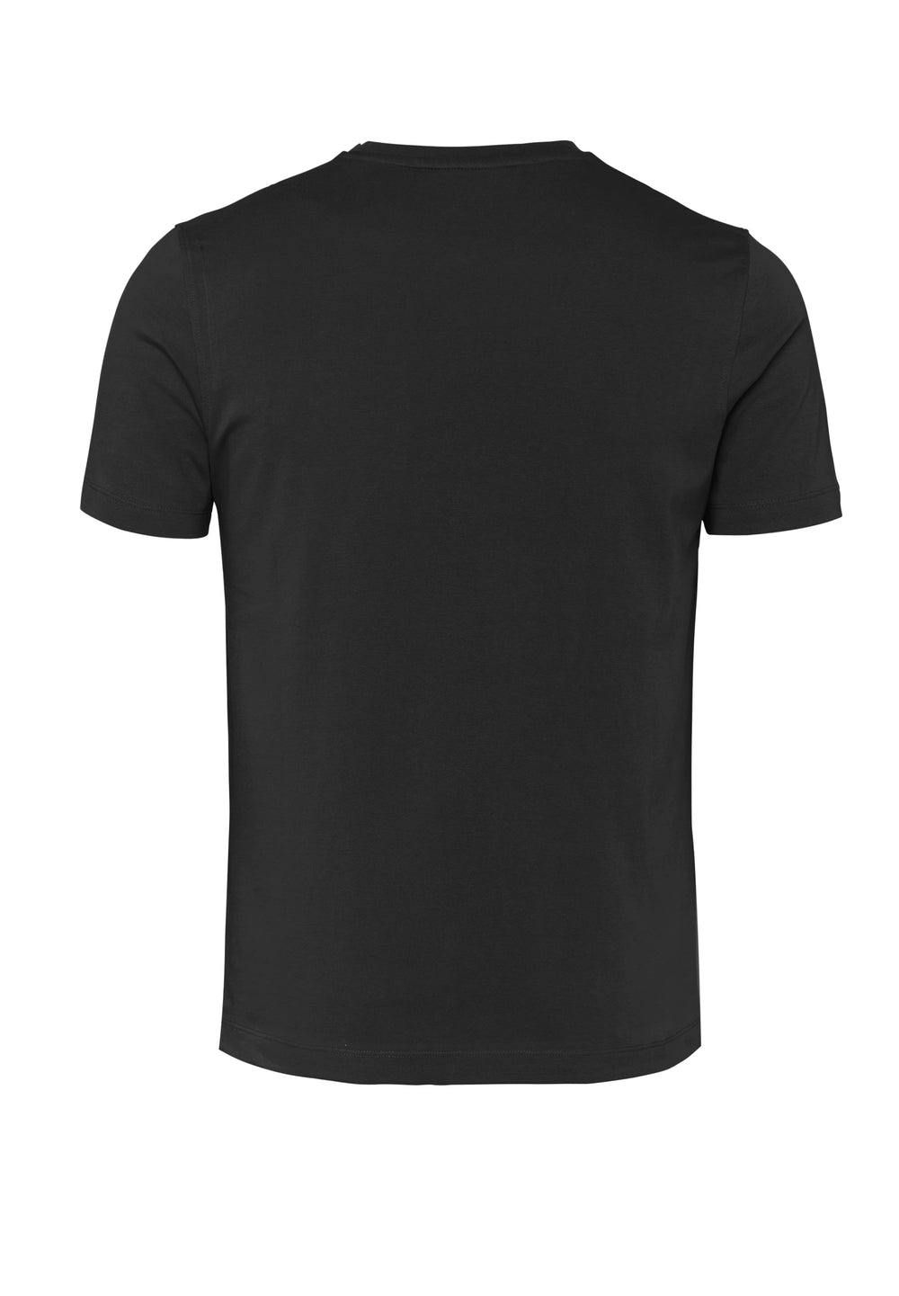 6006-92977 Pure T-Shirt V-Neck slim fit Halbarm 001 uni schwarz