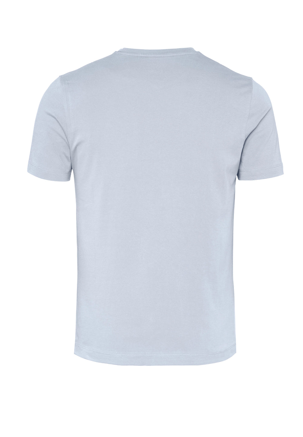6006-92977 Pure T-Shirt V-Neck slim fit Halbarm 100 uni hellblau