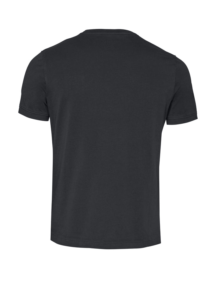 6006-92977 Pure T-Shirt V-Neck slim fit Halbarm 740 uni anthrazit