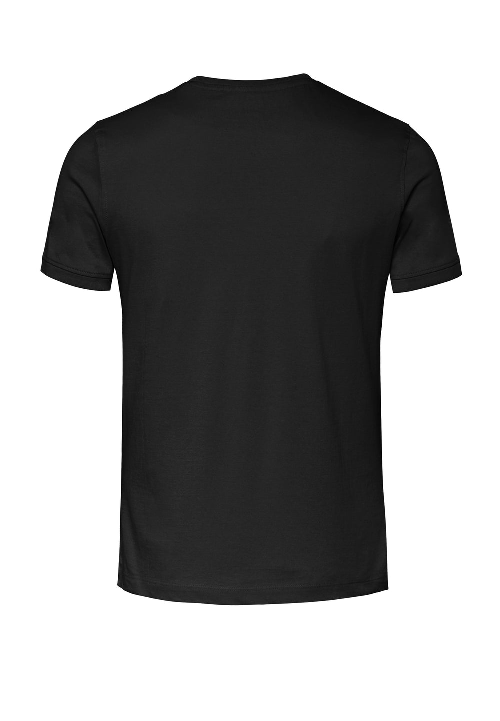 6007-92975 Pure T-Shirt Rundhals slim fit Halbarm 001 uni schwarz