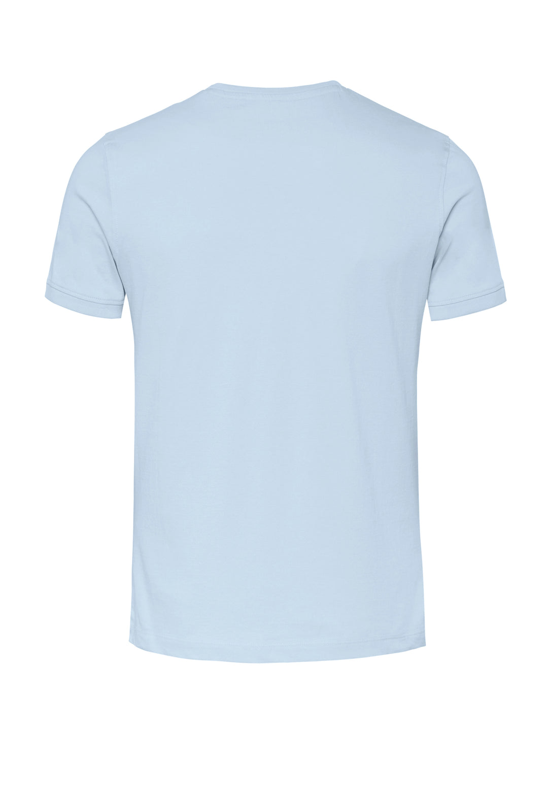 6007-92975 Pure T-Shirt Rundhals slim fit Halbarm 102 uni hellblau