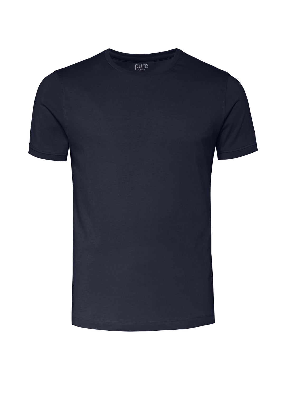 6007-92975 Pure T-Shirt Rundhals slim fit Halbarm 130 uni marine