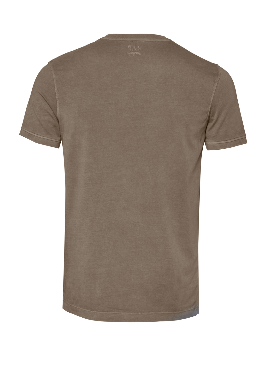 6007-92975 Pure T-Shirt Rundhals slim fit Halbarm 210 uni beige