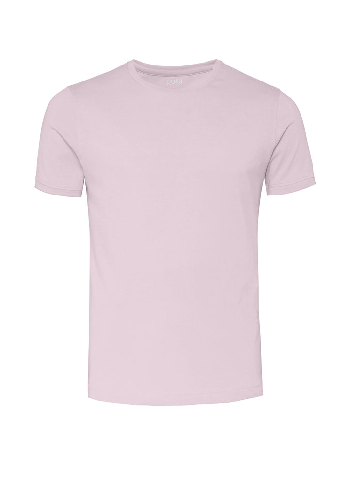 6007-92975 Pure T-Shirt Rundhals slim fit Halbarm 340 uni rosa