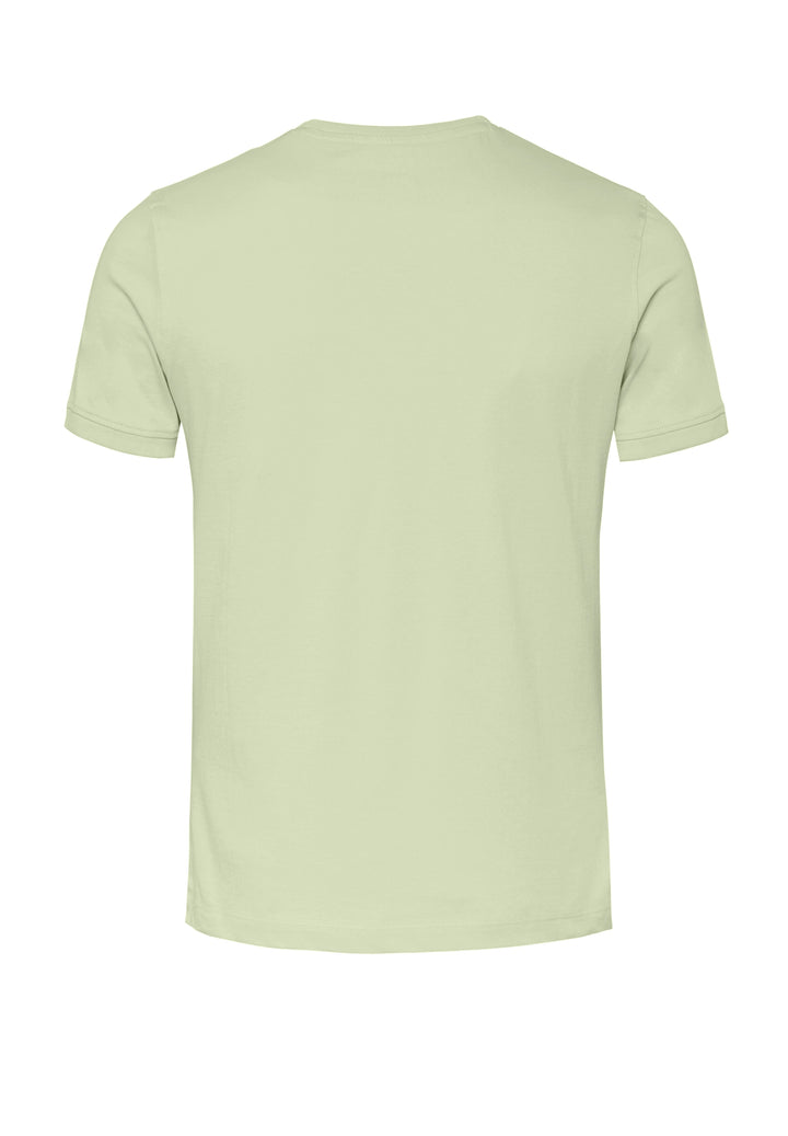 6007-92975 Pure T-Shirt Rundhals slim fit Halbarm 402 uni hellgrün
