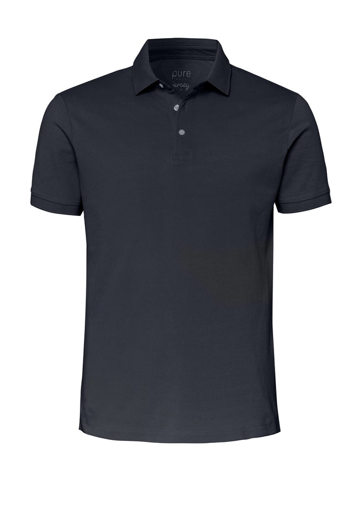 6008-92979 Pure Polo slim fit Halbarm 130 uni marine
