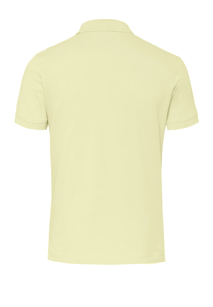 6008-92979 Pure Polo slim fit Halbarm 602 uni hellorange