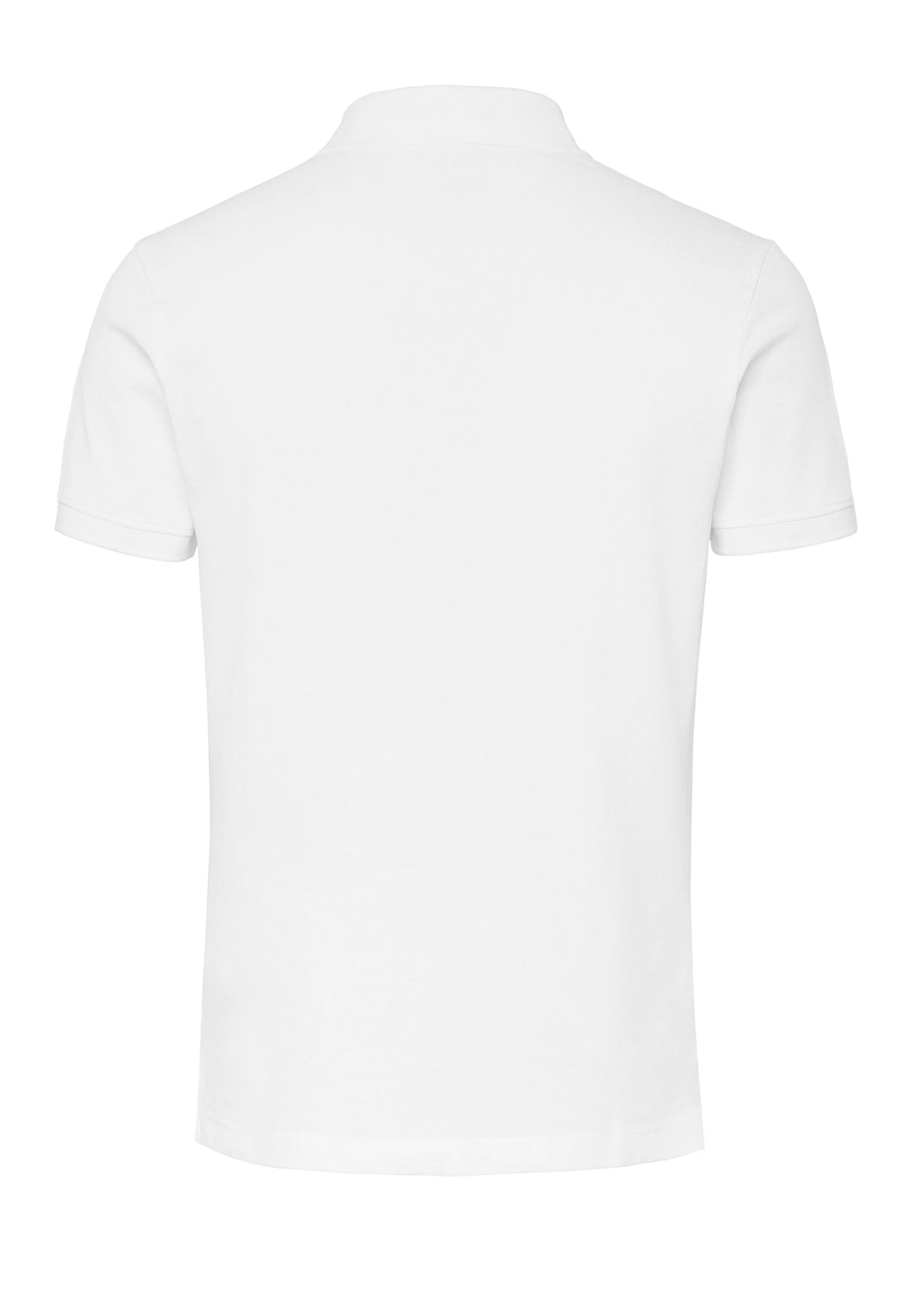 6008-92979 Pure Polo slim fit Halbarm 900 uni weiß