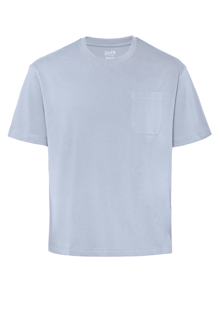 6009-92973 - T-Shirt Rundhals slim fit - blau