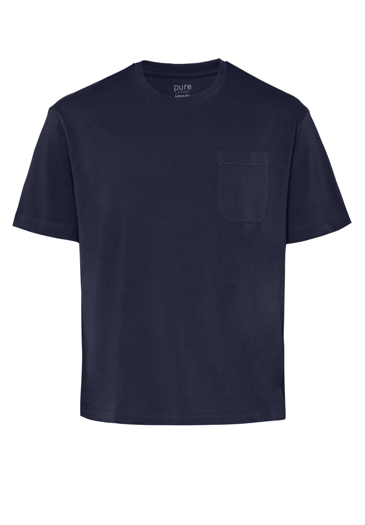 6009-92973 - T-Shirt Rundhals slim fit - blau