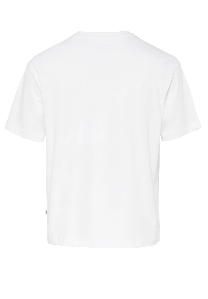 6009-92973 Pure T-Shirt Rundhals slim fit Halbarm 900 uni weiß