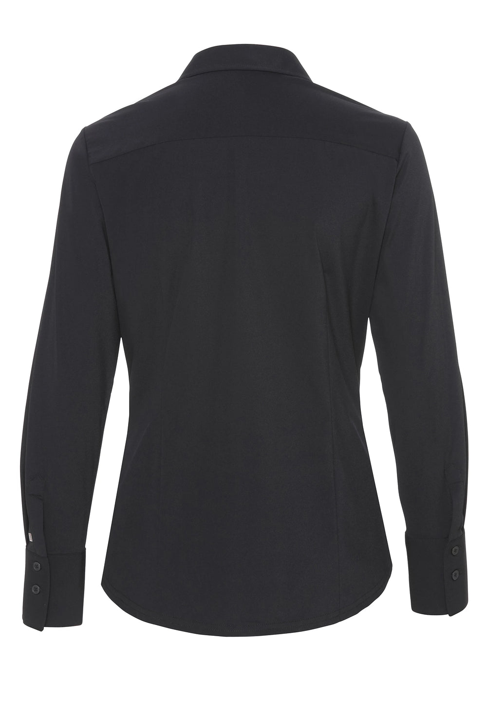 7700-91910 PURE- Functional Bluse slim fit Langarm 007 schwarz