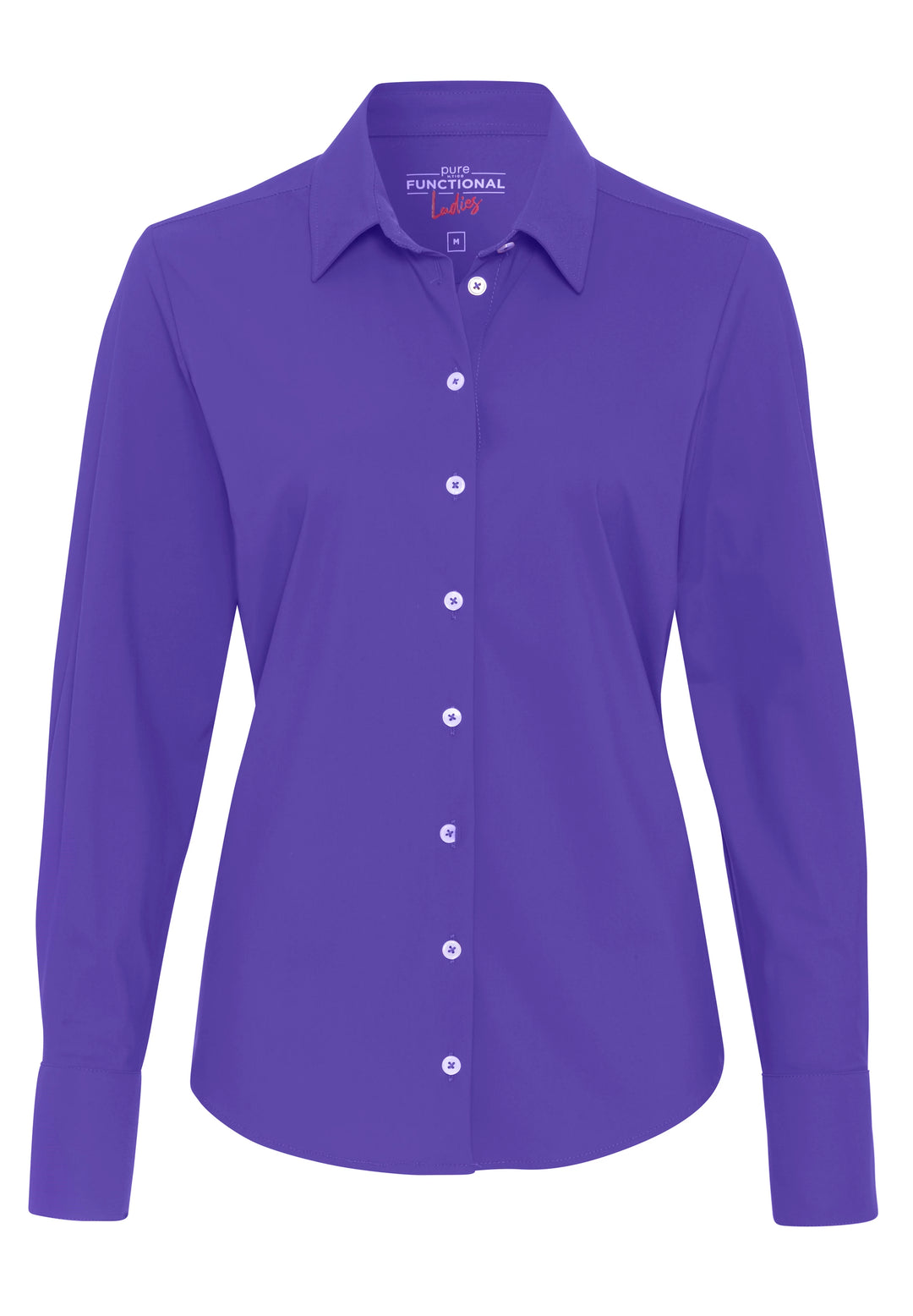 7700-91911 PURE- Functional Bluse Langarm 805 uni violett