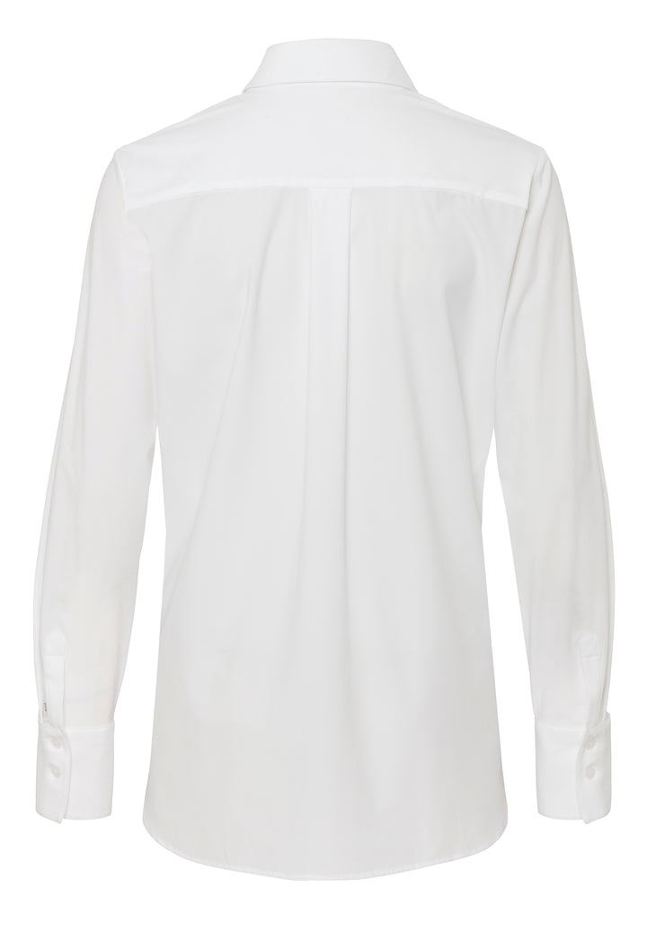 7700-91911 PURE- Functional Bluse Langarm 900 uni weiß