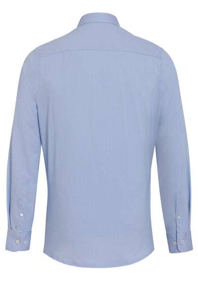 D71302-21155 PURE- Functional Hemd Langarm 100 uni hellblau