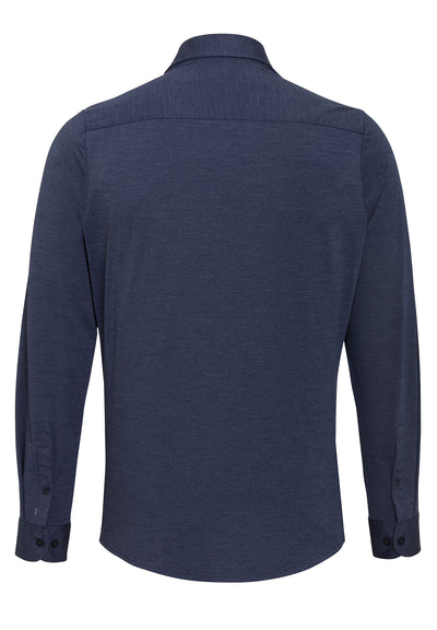 D71308-21155 PURE- Functional Hemd Langarm 120 uni dunkelblau
