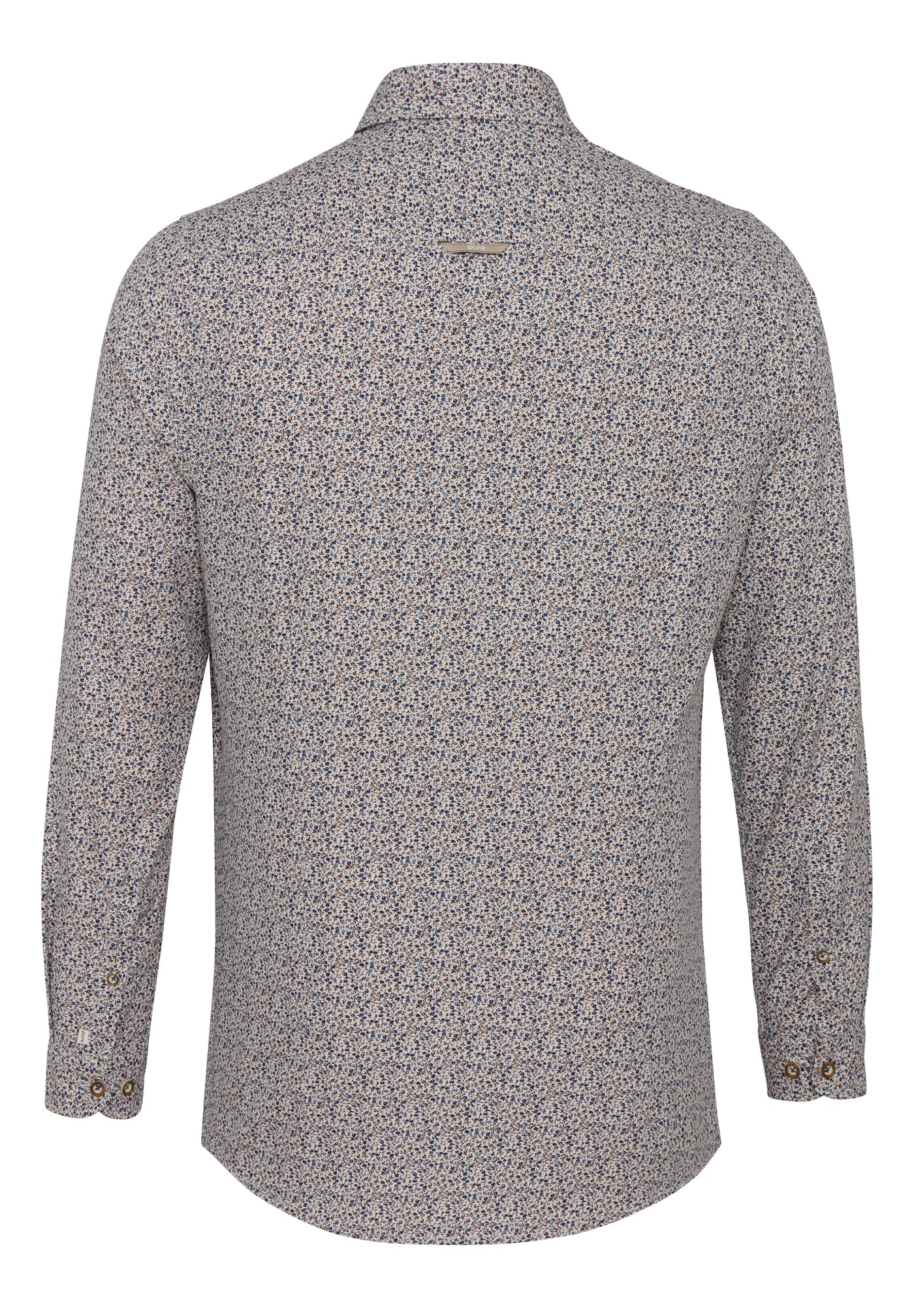 D72607-21197 PURE Tracht Hemd slim fit Langarm 176 druck dunkelblau