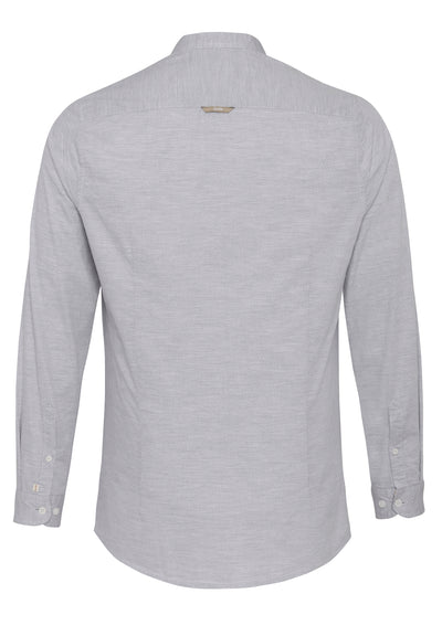 D72610-21697 PURE Tracht Hemd slim fit Langarm 700 uni silber