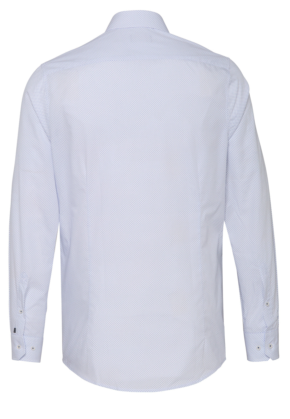 E11006-21104 PURE- City Hemd slim fit Langarm 173 druck mittelblau