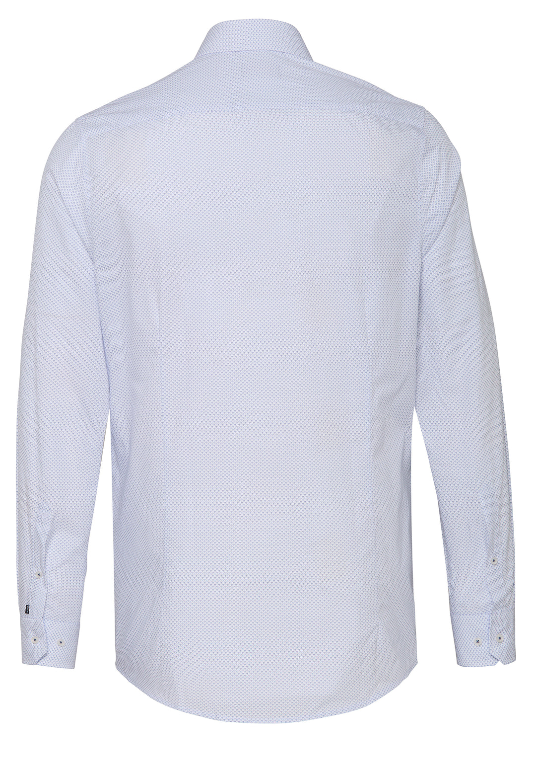 E11006-21104 PURE- City Hemd slim fit Langarm 173 druck mittelblau
