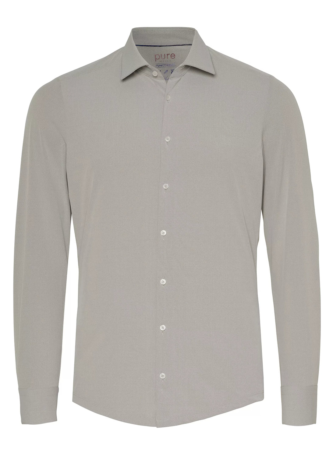 E11300-21171 PURE- Functional Hemd Langarm 205 uni sand