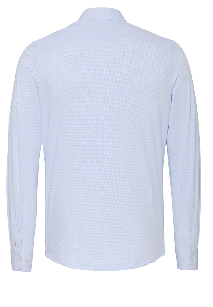 E11303-21710 PURE- Functional Hemd Langarm 100 uni hellblau