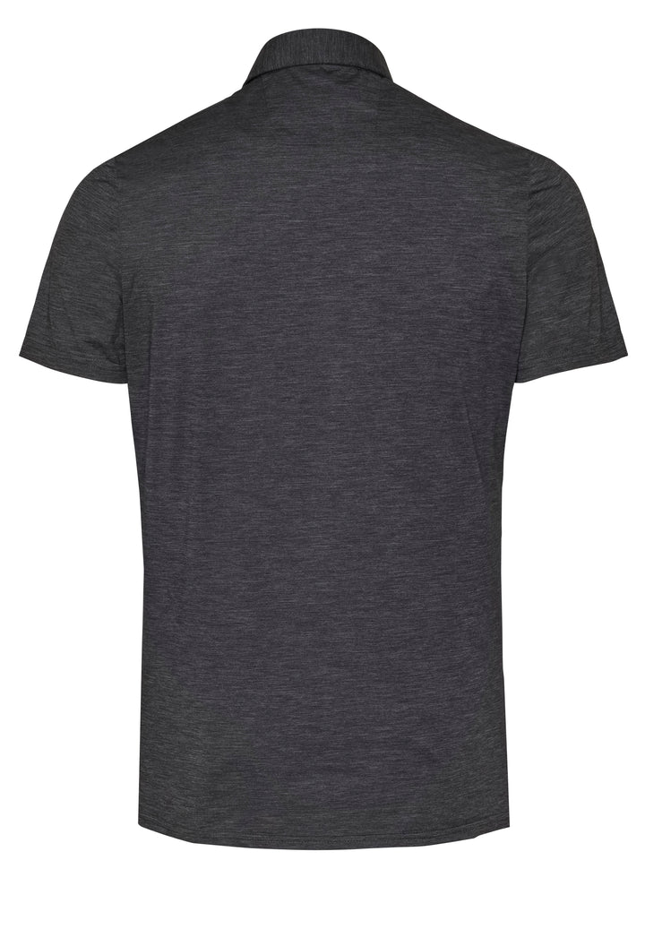 E11320-92930 Pure Functional Polo slim fit Halbarm 007 schwarz